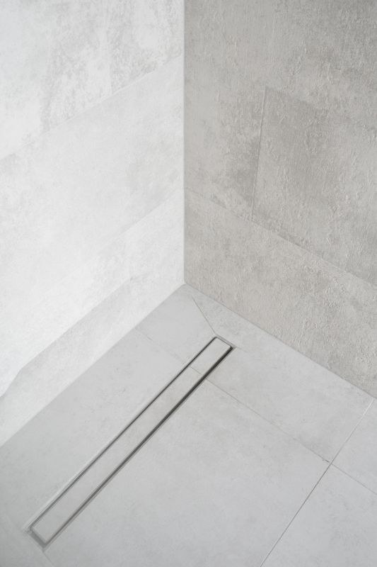 Linear Drain and Tile Floor